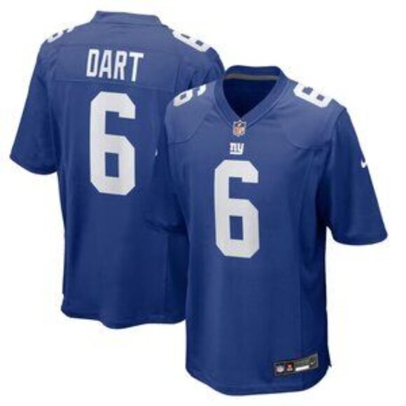 Mens Youths Kids Womens Jaxson Dart Blue Stitched Jersey